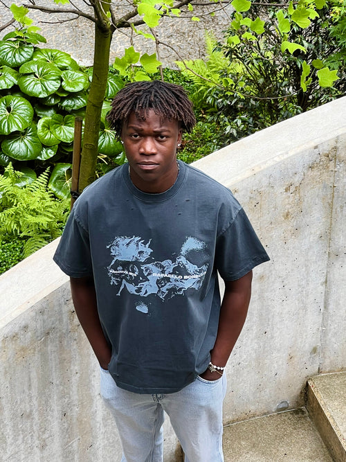 Archive Deep Gray washed tee